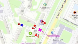 Во Владимире на проспекте Строителей перекрыта дорога-дублёр из-за ремонта теплосетей