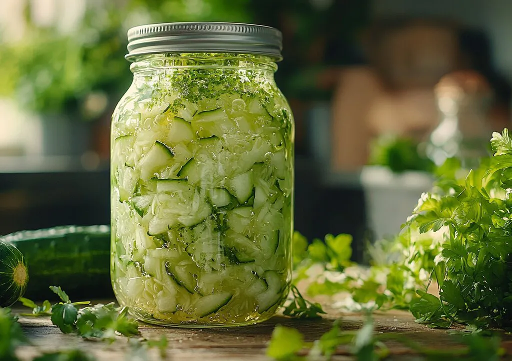 Запасаемся тертыми огурцами в банках — простейшая закуска на зиму