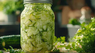 Запасаемся тертыми огурцами в банках — простейшая закуска на зиму