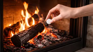 1 таблетка на охапку дров — и дымоход будет скрипеть от чистоты: вековой слой сажи исчезнет, тяга 10 из 10