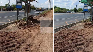 Жители Рязани пожаловались на остановку транспорта на улице Бирюзова