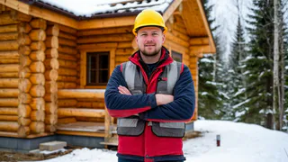 В России срубы конопатят 3 раза, а в Канаде просто вбивают гвоздь: нет сквозняка и усадка не нужна. Берите на заметку