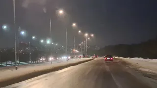 На Северной окружной дороге жители Рязани обнаружили новое освещение