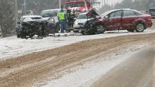 Очевидцы: под Рязанью при столкновении двух иномарок погибли люди