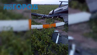 Под Рязанью вертолет Robinson совершил жесткую посадку