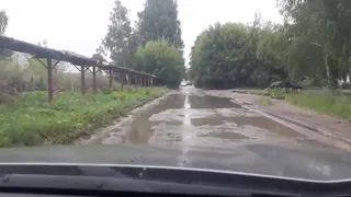 Народная жалоба: Руины дорог на улице Старореченской в Рязани - видео