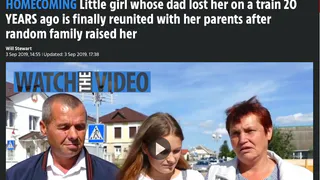 История о пропавшей в поезде девочке, которая нашла семью через 20 лет, приобрела мировую огласку