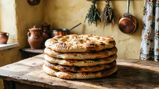 Кефир, творог и зелёный лук — через 15 минут на столе лепёшки: вкуснее оладий и полезнее бутербродов