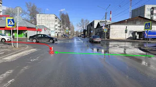 В Коми лихач на спортивной Тойоте сбил 75-летнюю женщину на перекрестке