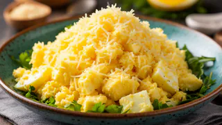 Салат «Пушистый»: отличная закуска на праздник — гости сметают с новогоднего стола подчистую