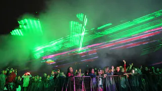 Празднование дня России в Рязани завершилось концертом и лазерным шоу. Фоторепортаж