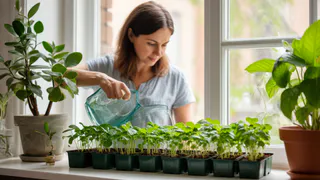 Заменил 50 стаканчиков рассады на подзимний посев — и получил 2 свободных окна: теперь весной не страдаю от нехватки места