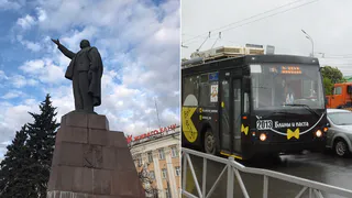 Последствия реконструкции на площади Ленина: рязанка едва не попала под колеса маршрутки из-за троллейбусных проводов