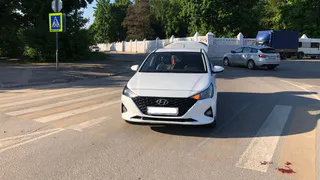 На Скорбященском проезде в Рязани водитель Hyundai сбил 56-летнюю женщину