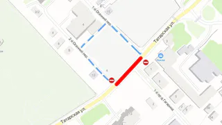 Восстановительные работы: в Рязани перекрыли движение на улице Татарской