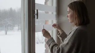 Беру рулон туалетной бумаги — и из окон больше не дует даже при -30 градуса. Подоконник весь сезон остаётся тёплым и сухим