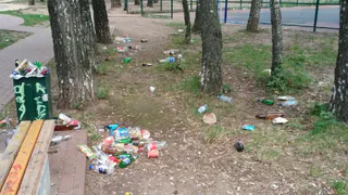 “Запаха хватило на одну неделю”: рязанка жалуется на мусор в сквере