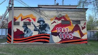 В Коврове и Меленках трансформаторные подстанции украсили муралами ко Дню Победы