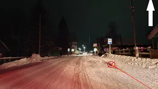 В Коми водитель снегохода "Тайга" врезался в грузовик и получил травмы