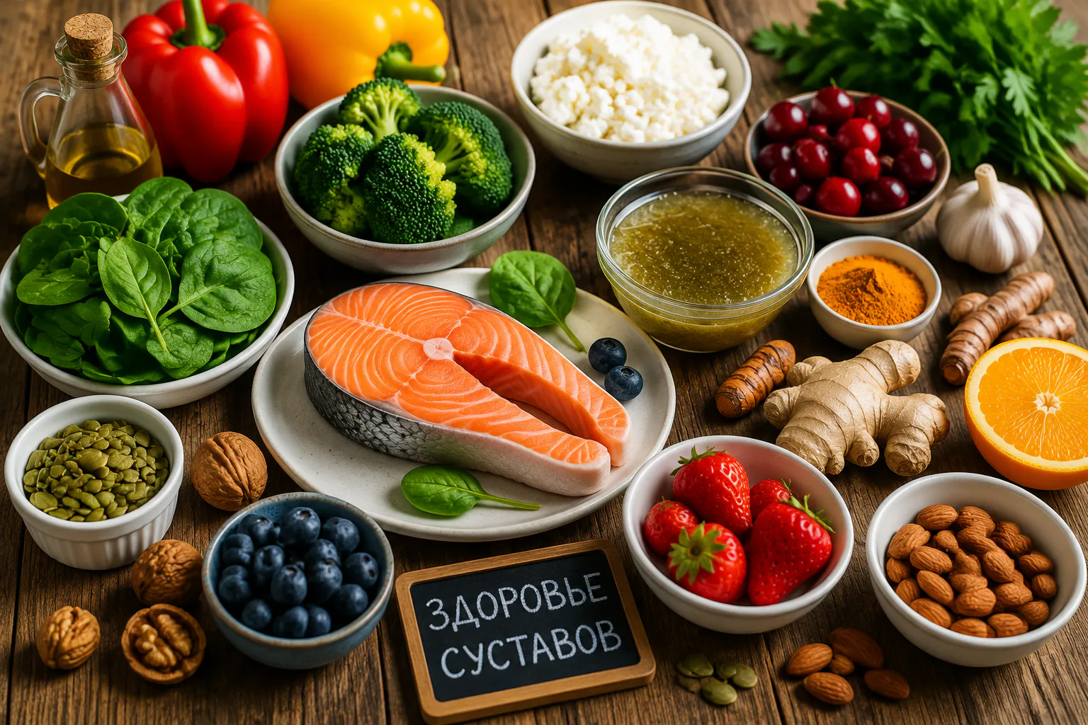 Суставы скажут спасибо: 7 групп продуктов, которые помогают поддерживать соединительную ткань