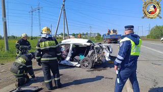 Смертельное столкновение легковушки и КамАЗа произошло под Чебоксарами