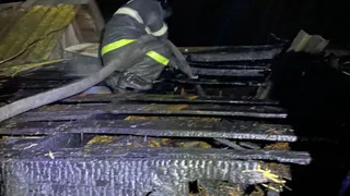 В Пензенской области более 20 огнеборцев ликвидировали пожар