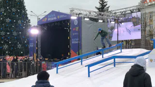 LIVE: В Рязани проходят соревнования по сноуборду "Катай, Рязань"