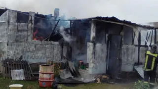 В Шацком районе жилой дом вспыхнул из-за которого замыкания