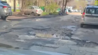 Ямочный апокалипсис: как выглядит улица Семена Середы