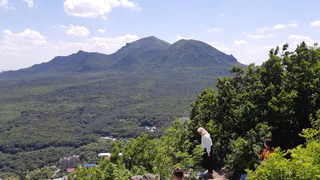 Пензенский естествоиспытатель-краевед  Сергей Шибаев покорил  вершину Бештау в Пятигорске