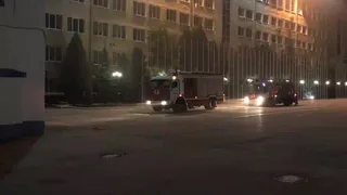 В Рязани загорелся корпус Академии права и управления ФСИН России: Видео