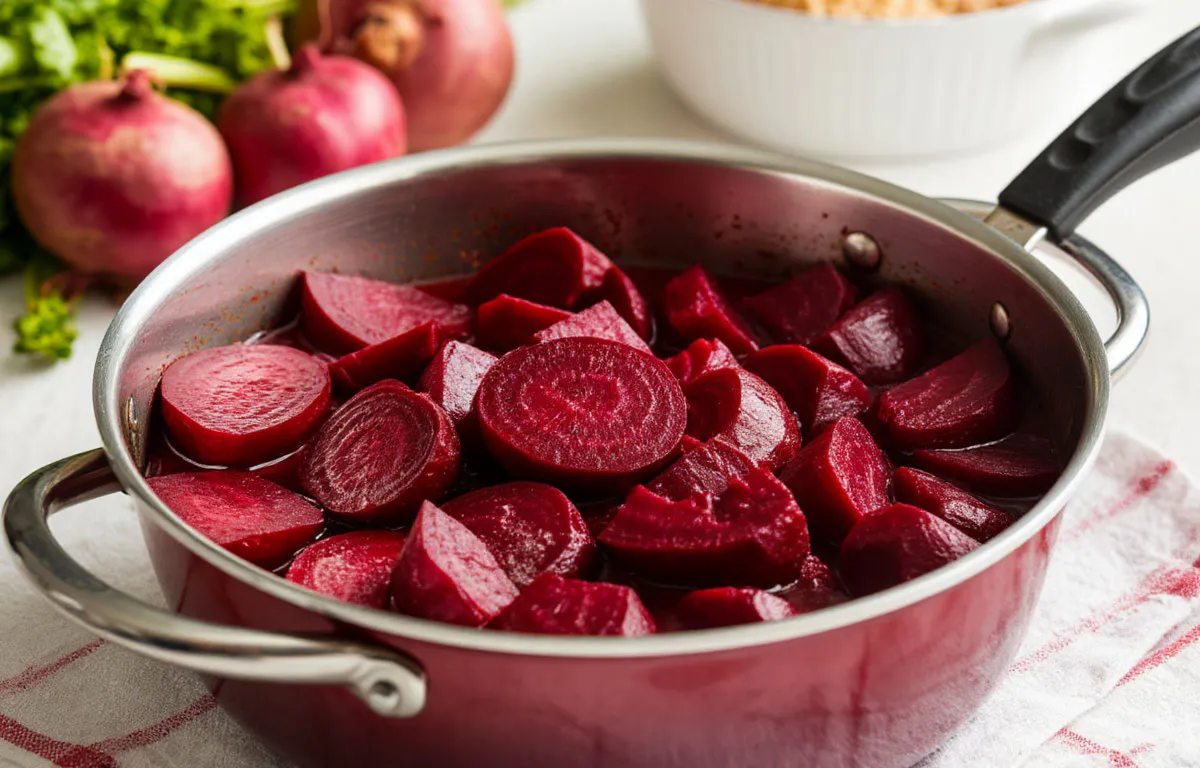 Не варю свеклу часами — хватает 15 минут: есть одна уловка при варке — получается вкуснее, сочнее и без аромата на весь