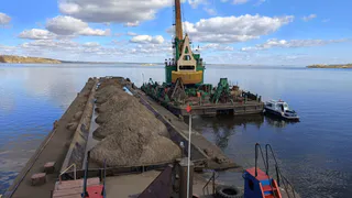 Незаконная добыча песка в Нижнекамском водохранилище обошлась нарушителю в 720 тысяч рублей