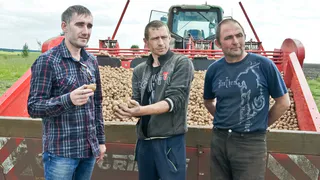 В Рязанской области картошку сажают  с помощью спутника