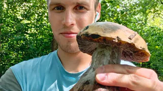 Рязанец обнаружил в Лесопарке гриб-великан