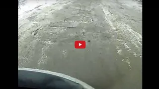 Эту дорогу в Нижнекамске трудно назвать дорогой