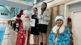 В Усинске состоялось первенство по плаванию на призы Деда Мороза