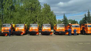 В Нижнекамске прошёл смотр снегоуборочной техники