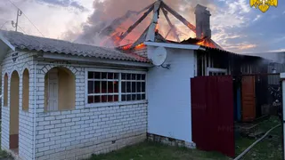 Вчера в Дятьковский район Брянской области сгорел жилой дом