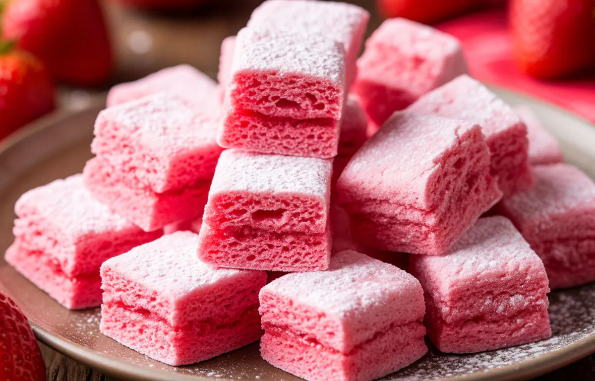 Мои дети в восторге от этого домашнего клубничного зефира! Готовлю его каждый день, а все равно им мало