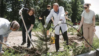 Во Владимире у больницы №5 появилась Аллея молодых докторов