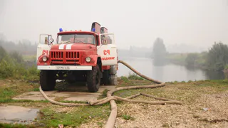 На пожаре в Касимовском районе погибли как минимум два человека