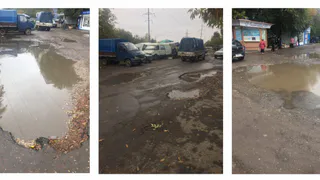 На улице Сельских Строителей дороги напоминают танковый полигон