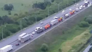 Муромское шоссе встало из-за ДТП в Рязани