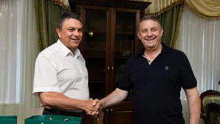 Александр Богомаз встретился с Главой Луганской Народной Республики Леонидом Ивановичем Пасечником