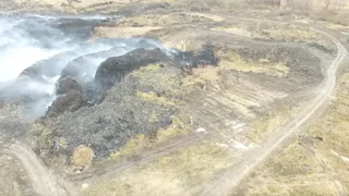 11 тыс. кубометров грунта израсходовали на ликвидацию тления полигона