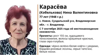 В Суздальском районе пропала 77-летняя женщина с красными волосами