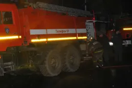 Пожар в Сапожковском районе - загорелись жилой дом и гараж