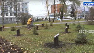 В Чувашии открыли аллею сотрудников правоохранительных органов