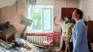 В квартире мкр Энергетик произошло обрушение части чердачного перекрытия